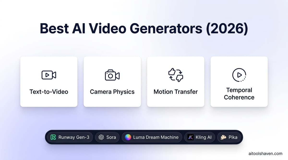 The 7 Best AI Video Generators in 2026: Hollywood-Grade Models Compared
