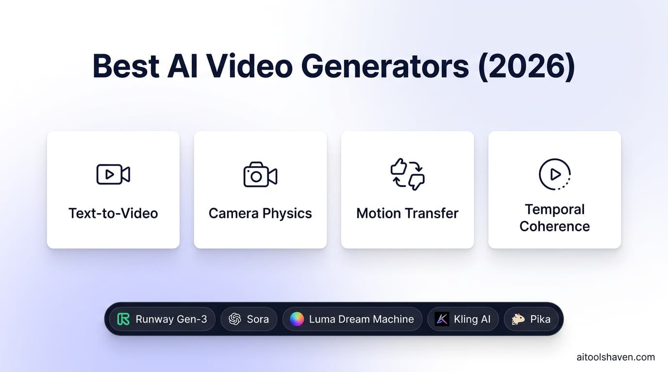 The 7 Best AI Video Generators in 2026: Hollywood-Grade Models Compared