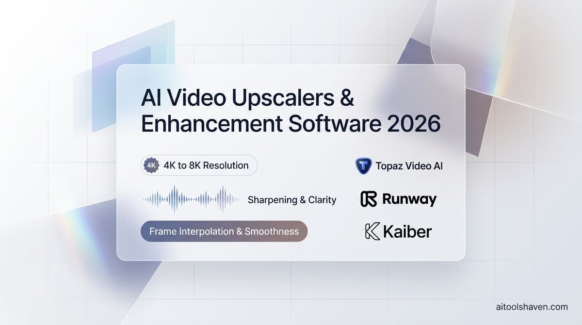 Top AI Video Upscalers & Enhancement Software in 2026