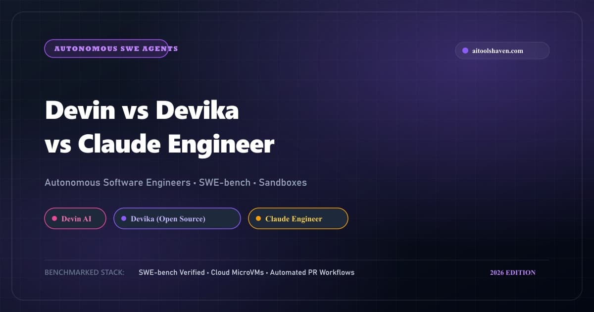 Devin vs Devika vs Claude Engineer: Top Autonomous AI Software Engineers