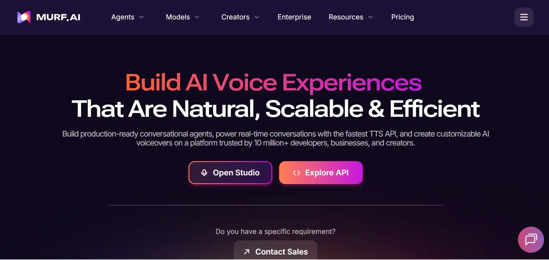 Murf AI interface screenshot