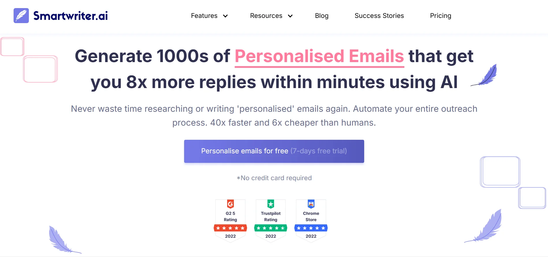 Smartwriter interface screenshot