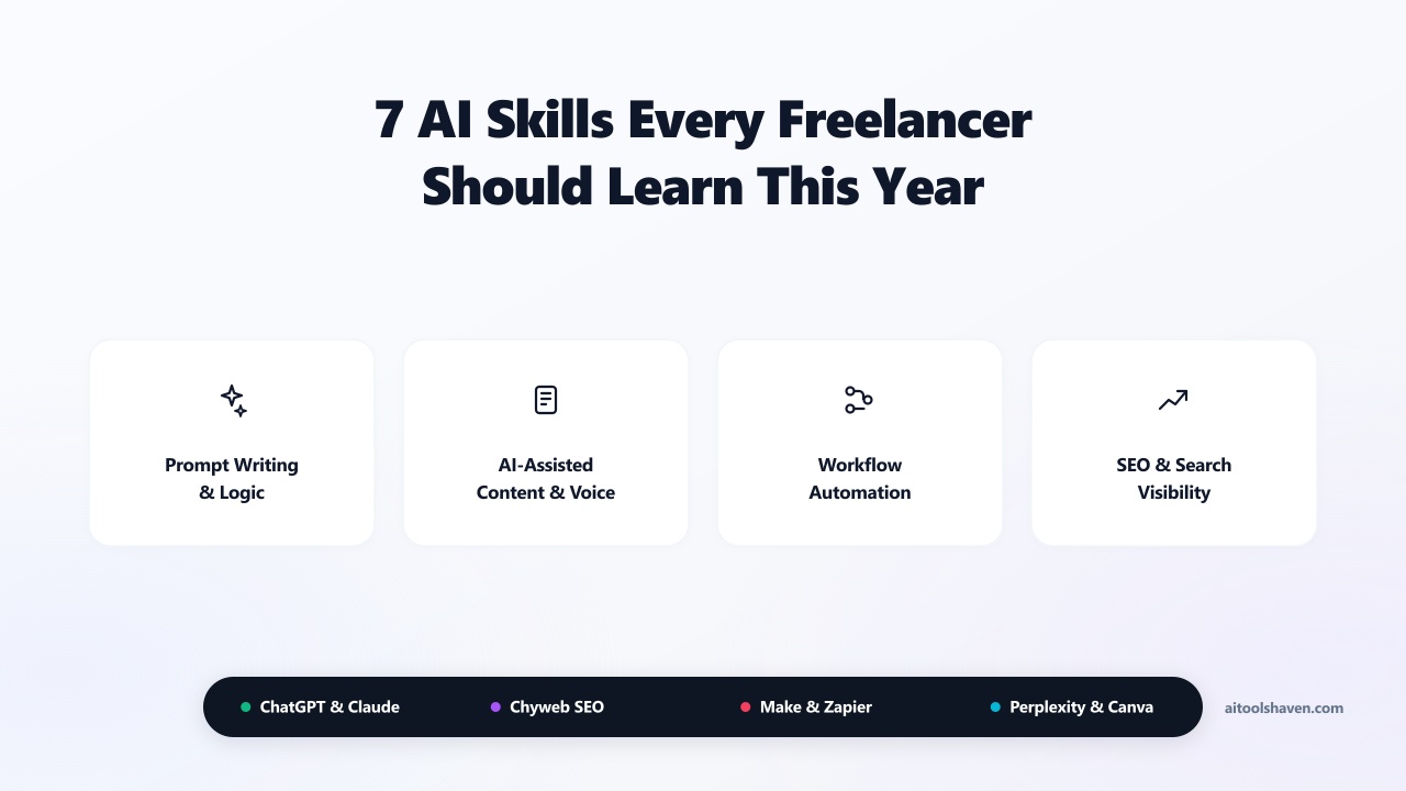 7 AI Skills Every Freelancer and Digital Professional Should Learn This Year