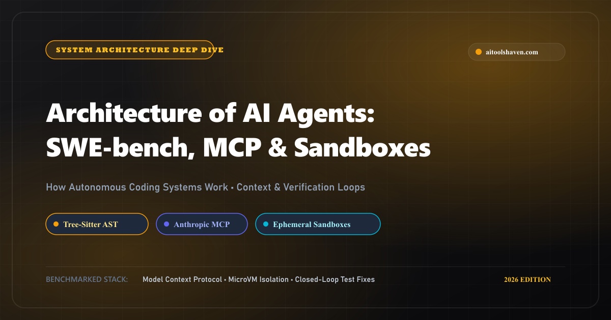 The Architecture of AI Coding Agents: SWE-bench, MCP & Sandbox Execution