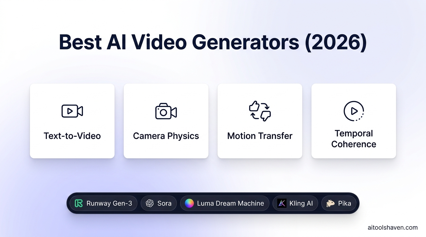 The 7 Best AI Video Generators in 2026: Hollywood-Grade Models Compared