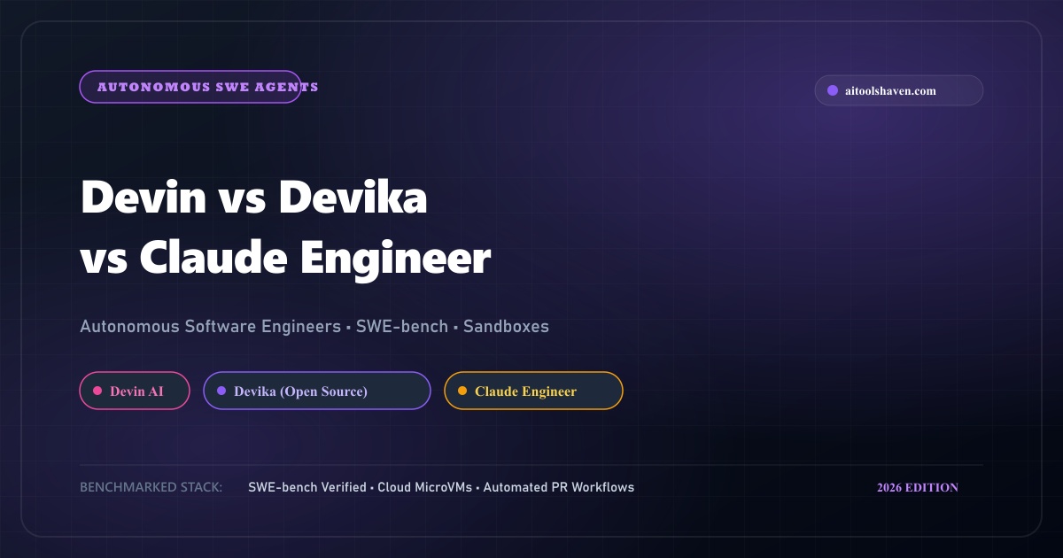 Devin vs Devika vs Claude Engineer: Top Autonomous AI Software Engineers
